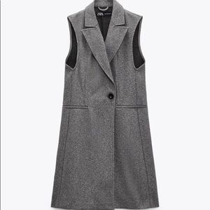 ZARA DOUBLE BREASTED SOFT VEST SPECIAL EDITION